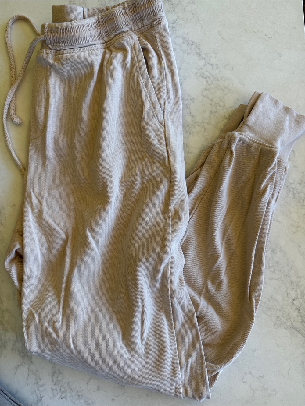 aerie Beige/Taupe Jogger Sweatpants